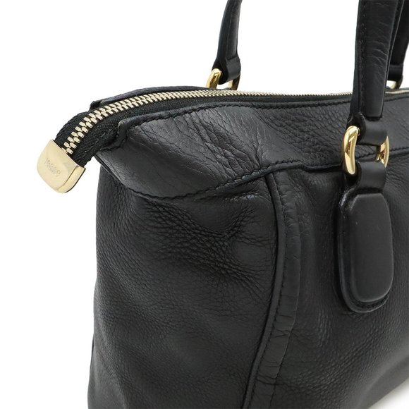 GUCCI Soho Interlocking G Tote Bag Black Leather 282307 - Picture 9 of 10